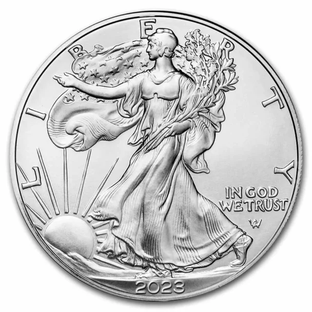 2023 American Silver Eagle, 1 oz Brilliant Uncirculated, front