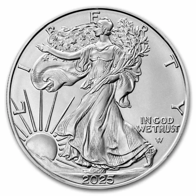 2025 American Silver Eagle, 1 oz Brilliant Uncirculated, front