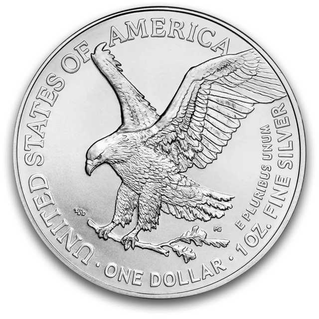 2026 American Silver Eagle, 1 oz Brilliant Uncirculated, back
