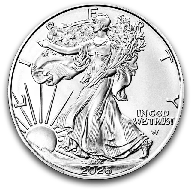 2026 American Silver Eagle, 1 oz Brilliant Uncirculated, front